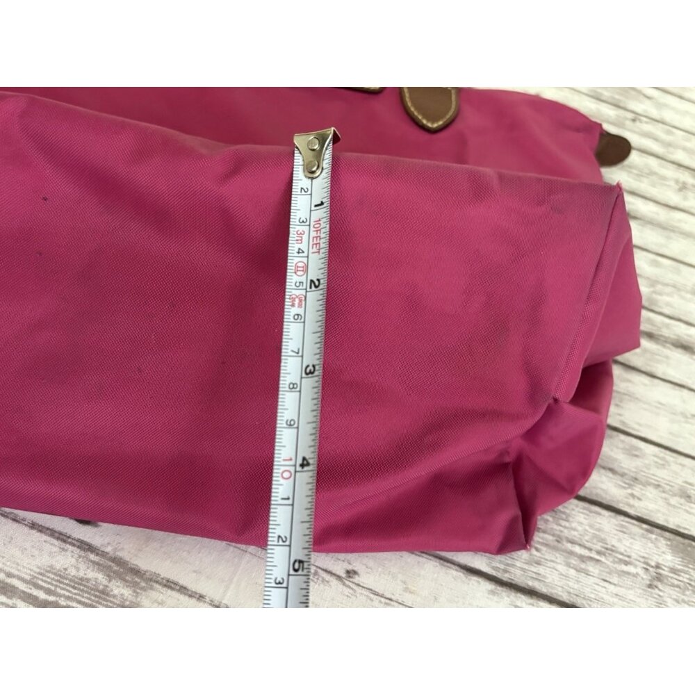 Longchamp Pink Raspberry Handbag Le Pliage Tote Bag Small - Picture 14 of 16